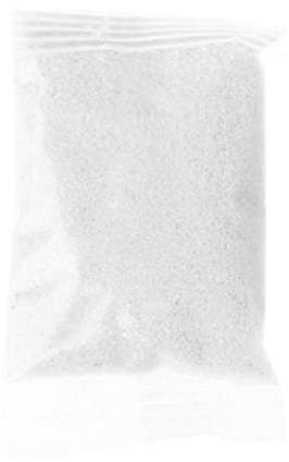 chenpaif Coloré Sable Fin Artisanat DIY, 1 Sac Coloré Quartz Sable Vase Remplisseur Miniature Réservoir Aquarium Bonsaï Pot Fée Jardin Décor Blanc