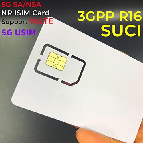 OYEITIMES Programmierbare Blanko-ISIM-Karte 5G NR Mini Nano Micro Beschreibbare USIM Karte für SA/NSA 3GPP R16 Volt Operatoren