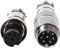 SUCHUANGUANG Gx16 Butting connecteur mâle Aviation Prise Femelle 2/3/4/5/6/7/8 Broches connecteur Prise 8 P