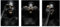 Navia Wandmalerei Schwarzgold Nackte Afrikanische Kunst Frauen Nordic Style Malerei Leinwand Poster Print Wohnzimmer Dekoration 60x80cmx3pcs Ungerahmt