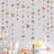 Rose Gold 30. Geburtstag Dekorationen Nummer 30 Kreis Dot Twinkle Star Girlande Metallic Hanging Streamer Banner Hintergrund für ihren schmutzigen 30-jährigen Geburtstag 30 Jahre Party Supplies