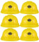 Toddmomy Kinderspielzeug Bauhelm Kinder Set Kinderhelm Bauarbeiter 6 Stücke Dauerhafte Hut Gelb Mützen für Kinder up Theme Party Kinder Bauarbeiterhelm Kinderhelm Bauarbeiter