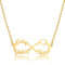 HSWYFCJY Collier Prénoms Personnalisé Infini, Collier Infini Femme avec 3 Noms Personnalisable, Collier Personnalisé Bijoux Cadeau en Or/Rose/Argent