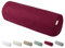 beties BasicSoft XL Nackenrollenhülle ca. 25x70 cm 100% Baumwolle Jersey Rücken/-Bein-Rolle Nackenrollen-Bezug Lagerung Schwangerschaft - rhododentron-rot