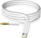 Hatuge iPhone auf 3,5 mm Auto-Stereo-AUX-Kabel, Apple-MFi-zertifiziertes Lightning-Audiokabel für iPhone 13 Mini Pro Max 12 11 Pro Max X XR 8 7 6 5 SE iPad iPod auf Heim-Stereo/Lautsprecher, 100 cm