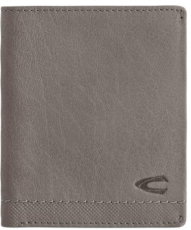 camel active Nimbus Herren Geldbörse Hochformat RFID Leder Mittelgroß Grau