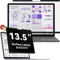 Magnetic Privacy Screen for 13.5 Inch Surface Laptop 5/4/3/2/1 - Removable Anti Glare Blue Light Laptop Privacy Screen Film - Black Security Protector