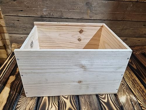 Pack of 3 Wooden Wine Boxes - 6 Bottle size (No Branding)