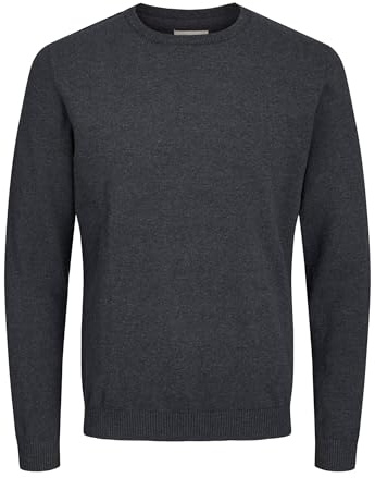 JACK & JONES Men's Jjebasic Knit Crew Neck Noos Pls Jumper
