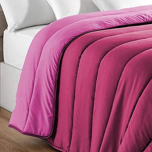Purpura Home - Sabanas Hosteleria - Relleno Nórdico, Edredón hipoalergénico de Fibra, Otoño-Invierno, 300 gr/m², Varias Medidas (Cuna (115X145), Lila/Fucsia)