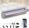 Longrun Kit de Lame de Cascade de Bassin de 60 cm, Cascade en Acier Inoxydable 304 avec Éclairage Bluetooth LED 7 Couleurs et Télécommande, Largeur 15 cm