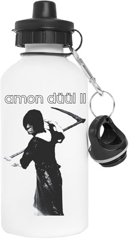 Générique Krautock Sombre Bouteille d'eau Blanc Aluminium Réutilisable Water Bottle White Reusable