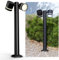 SSC-LUXon ULICA Sockelleuchte außen mit 2x LED Lampen neutralweiß GX53 5W - Outdoor Pollerleuchte IP54 schwenkbares Licht 230V