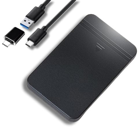 ezekers Portable 500GB External Hard Drive HDD — USB 3.0 & USB C for PC, Mac, PlayStation, Phone (Andriod and Iphone 15) & Xbox - Ultra Fast