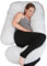 PinkFroggie Pregnancy Pillows,Soft U-Shape Soft Maternity Pillow with Removable Upgraded Velvet Cover-Full Body Support Pillows for Adults Sleeping-Pregnancy Must Haves