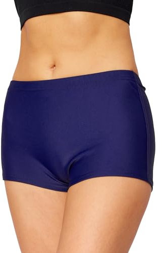 Merry Style Damen Badeshorts Bikinihose Bademode Badehose Bikini Unterteil Schwimmshorts L23L1 (Galassia (6026), 38)