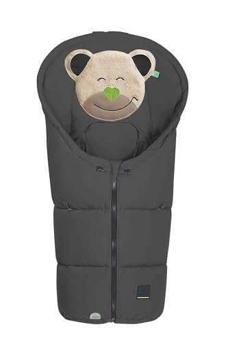 Odenwälder BabyNest Fußsäckchen Mucki Peach Skin I Warmes Winterfußsäckchen für Babyschale I Winterfußsack, Babyfussack | Fußsack atmungsaktiv, waschbar | Kinderfussack Jungen Mädchen | ab Geburt