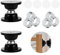 Türfeststeller Wohnmobil Magnet, Magnetischer Türstopper Wohnmobil, Magnetische Türfang, und Transparente Türstopper Klinke, für Verschiedene Türtypen, Insgesamt 4 PCS