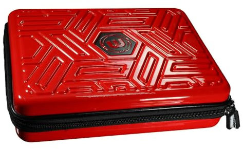 WINMAU Armor G4 Darts Geldbörse - Rot Darts-Etui für komplett montierte Darts und Zubehör - Stoßfest, extrem langlebig und sicher