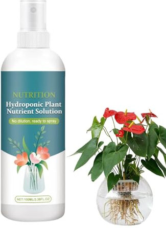 Hydrokultur-Pflanzennährlösung - 3,38 Floz Konfitee Hydrokultur Dünger Flora Boost | 100ml Hydroponische Pflanzennährstoffe | Flüssiger Blatt- & Wurzeldünger | Fördert Das Pflanzenwachstum