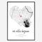 Print My Places Wo alles begann Poster mit Foto & Koordinaten - Personalisiertes Premium Wandbild mit Rahmen | Geschenk zum Jahrestag oder Hochzeitstag | Partner Geschenk für Sie & Ihn
