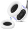 Geekria SNAP - Cuscinetti magnetici per cuffie Beats Studio 3 Wireless, Studio 2 Wireless, Studio 2 Wireless, cuscinetti magnetici a 2 fili, per cambiare le cuffie in pochi secondi (pelle proteica