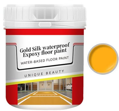 Vriusi Epoxy Floor Paint, Water-Based Epoxy Floor Paint Anti-Slip, Interior Exterior Use, Blocks Air and Water, Floor Sealing Epoxy Paint, Residential Roads, Durable Protection, Anti-Slip Floor