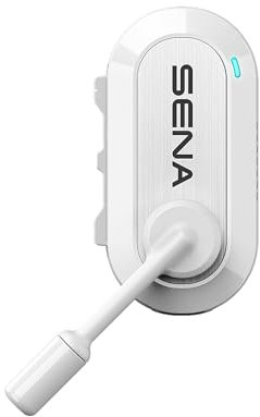 Sena BiKom 20 Outdoor Kommunikationsystem, Leichter Mesh Kommunikator mit nur 20 Gramm Gewicht (Weiß, Doppelpack)