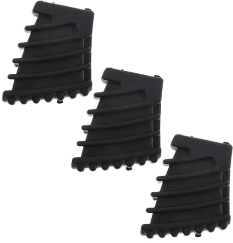 JOINPAYA 3st Plastikhülle Von Trommelbeinen Zubehör Für Trommeln Schlagzeugständer Zubehör Trommelständerfüße Drum Rack Feet Pad Pad Trommel -kit -ersatzteil Schlagzeug-zubehör Black Gummi