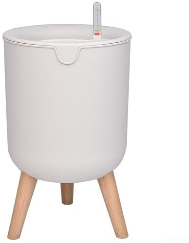 ZAMETTER Support de fleurs d'intérieur en imitation bois pour salon, plante verte, grand pot de fleurs au sol