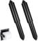 2Pcs Replacement Toilet Paper Holder Roller, Universal Toilets Paper Spring Rod, Adjustable Toilet Papers Roll Holder, Plastic Tissue Spindle for Toilets Bathrooms(Black)
