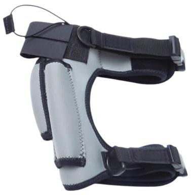 Hellery Thigh Knife Holder with Neoprene Strap, Suitable for Rafting And Snorkelling, Gray