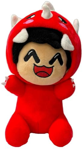 Omz Plush, 7.8 Omz Crew Plushies, Soft Stuffed Animal Pillow Figure Doll Birthday Gifts for Adult Kids Game Fans (Rot)