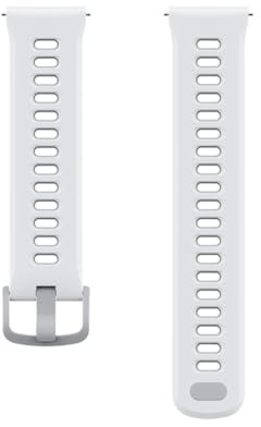 COROS Silikonband 22 mm (Weiß, Silikon) | Nur kompatibel mit PACE 4, PACE 3, PACE Pro, APEX 4 42 mm, APEX 2 Pro, APEX Pro, APEX 46 mm