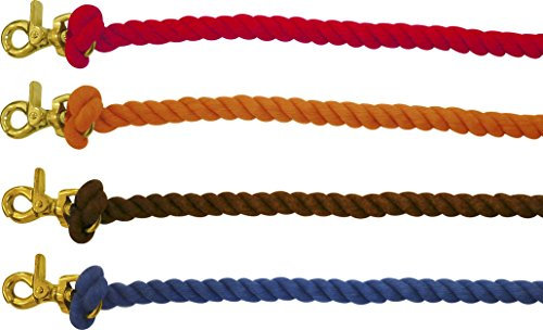 Unbekannt Kordelzügel aus Baumwolle für Pony Games, rot
