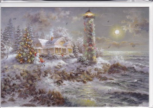 KORSCH VERLAG Adventskalenderkarte Leuchtturm 9783782750981