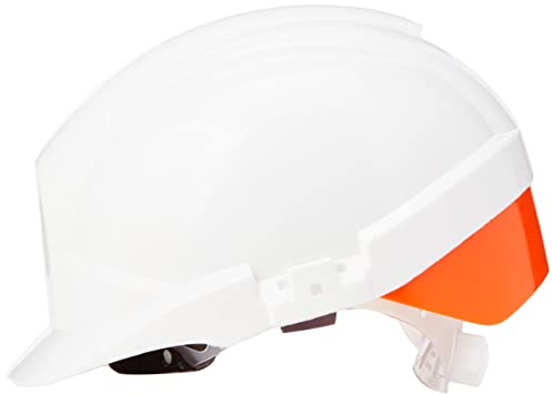 Centurion REFLEX SAFETY HELMET WHITE C/W ORANGE REAR FLASH