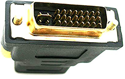 Adaptador HDMI Hembra a DVI 24+5 Macho Conector Clavija Conectores Dorados 2305b