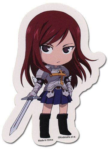 Toy Zany Fairy Tail Erza Sd Sticker