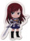 Toy Zany Fairy Tail Erza Sd Sticker