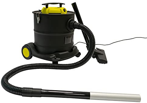 Mauk® Aschesauger Kaminsauger 1200W 20 Liter mit Motor und Rollen; HEPA-Filter