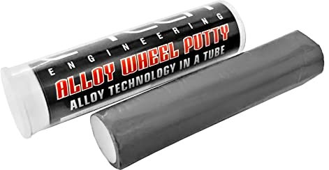 E-TECH Alloy Wheel Repair Hardening Filler/Putty Grey 10cm Tube