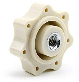 Sternengriffmutter Rändelmutter - Elfenbein Beige Simson Schwalbe Star Sperber KR51 SR4