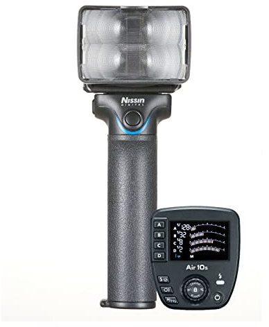 Nissin MG10 Handheld Wireless Zoom Flash with Air 10S Commander for DSLR Camera FujiFilm Fit - NFG020FJ/BUNDLE