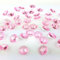100 Stück Dekodiamanten 12 mm Dekosteine Streudeko Tischdeko (Rosa)