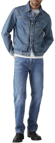 Levi's Men's 505 Regular Fit Jeans (Also Available in Big & Tall), Fremont Drop Shot-Medium Indigo, 33W x 32L