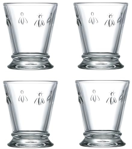 La Rochère Wassergläser Abeille Biene 260ml - 4er Set