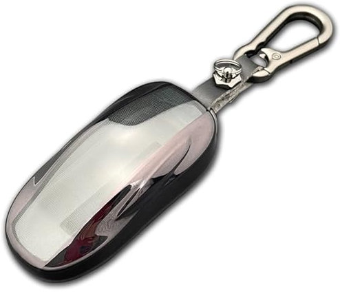 TANDRIVE Schlüsselhülle für Tesla Model X (S Y 3), Schwarz