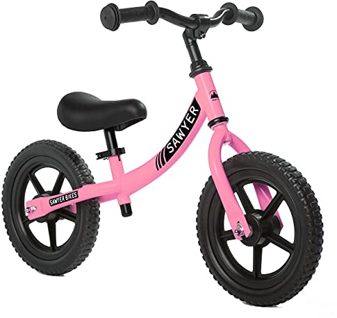 Sawyer Bikes - Biciclette Senza Pedali Ultraleggera – Bambini 2, 3, 4 e 5 Anni (Rosa)
