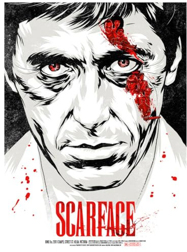 Scarface Al Pacino Poster 30 x 40 cm